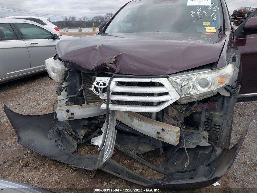 2013 TOYOTA HIGHLANDER SE V6 - 5TDBK3EH6DS246511