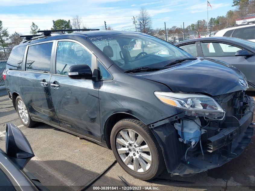 2015 TOYOTA SIENNA LIMITED PREMIUM 7 PASSENGER - 5TDDK3DC3FS123332