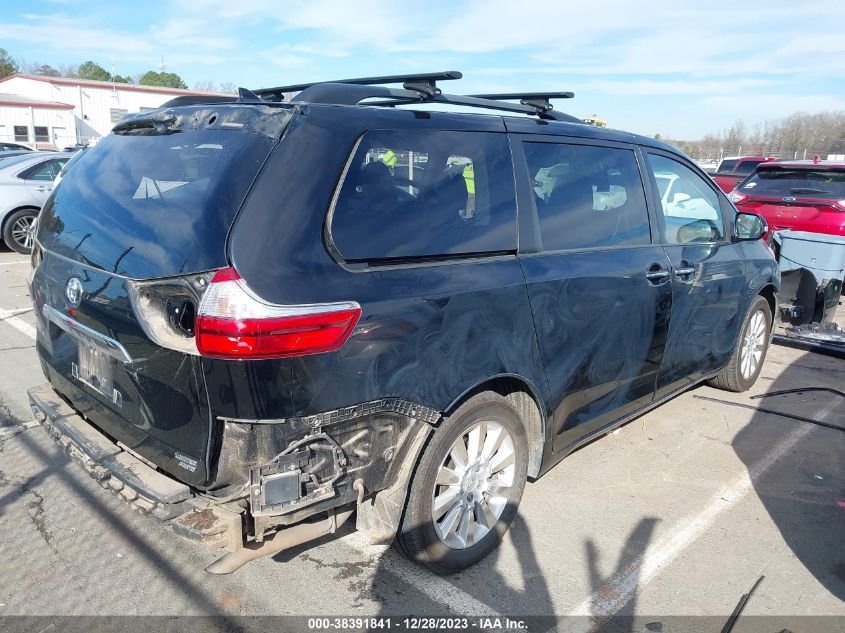 2015 TOYOTA SIENNA LIMITED PREMIUM 7 PASSENGER - 5TDDK3DC3FS123332
