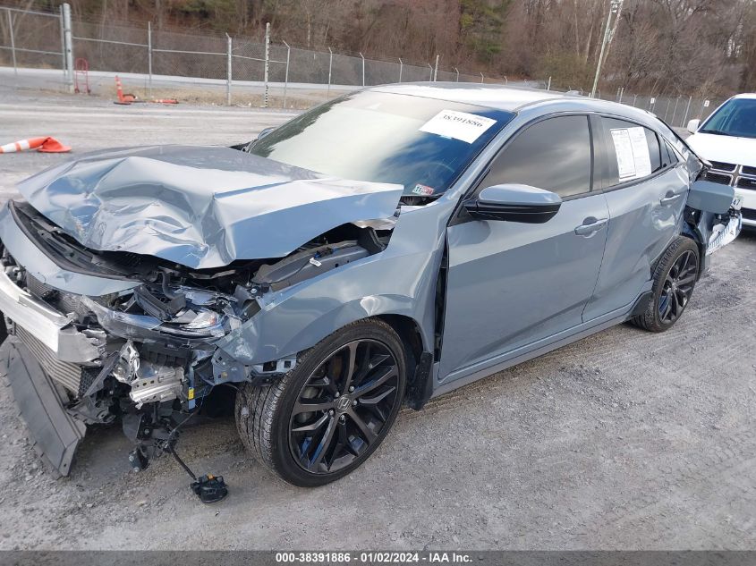 2021 HONDA CIVIC SPORT - SHHFK7H44MU221742