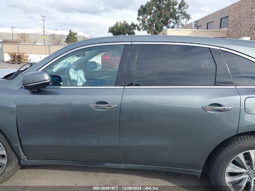 2014 ACURA MDX TECHNOLOGY PACKAGE - 5FRYD4H4XEB046335