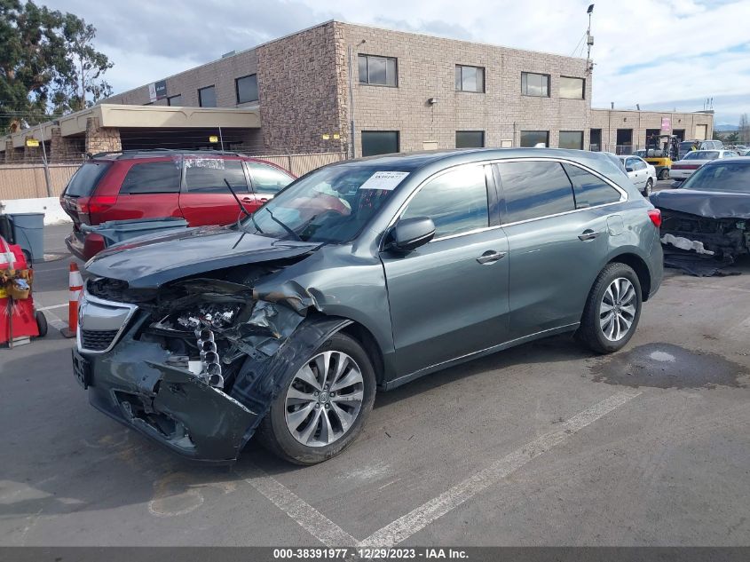 2014 ACURA MDX TECHNOLOGY PACKAGE - 5FRYD4H4XEB046335