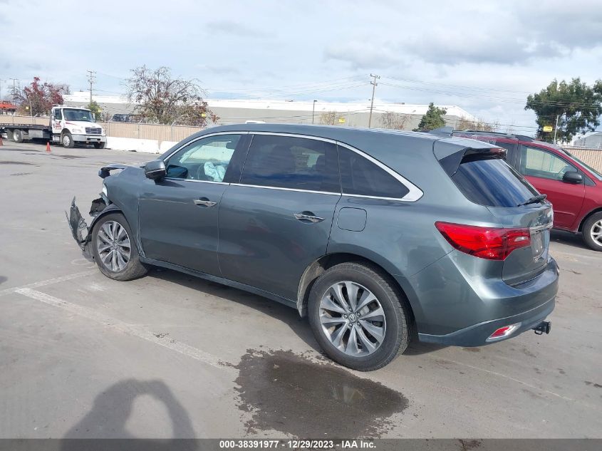 2014 ACURA MDX TECHNOLOGY PACKAGE - 5FRYD4H4XEB046335