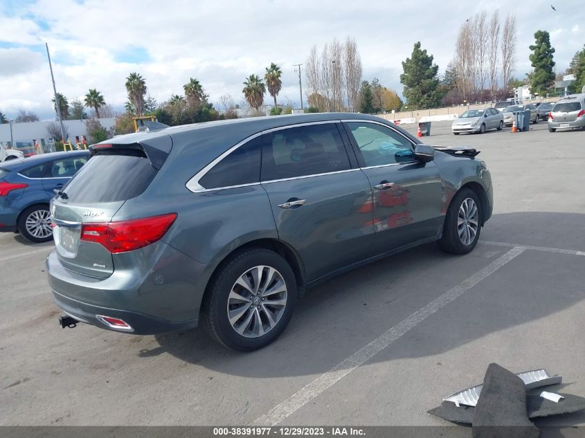 2014 ACURA MDX TECHNOLOGY PACKAGE - 5FRYD4H4XEB046335