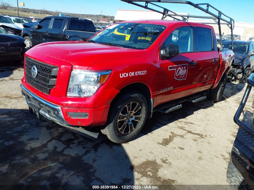 2022 NISSAN TITAN SV 4X2 - 1N6AA1EF4NN106026
