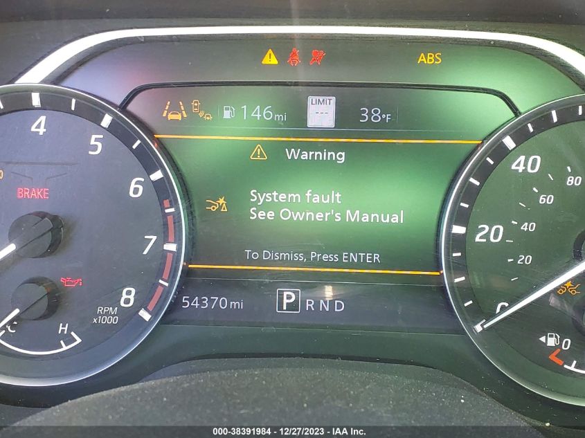 2022 NISSAN TITAN SV 4X2 - 1N6AA1EF4NN106026