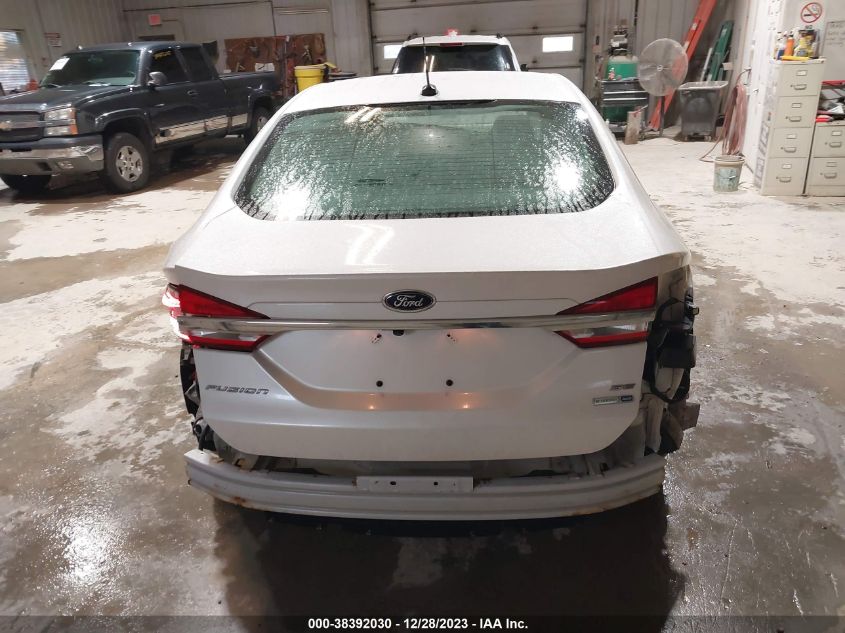 2017 FORD FUSION SE - 3FA6P0T90HR291648