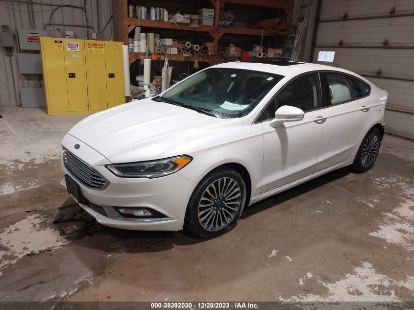 2017 FORD FUSION SE - 3FA6P0T90HR291648