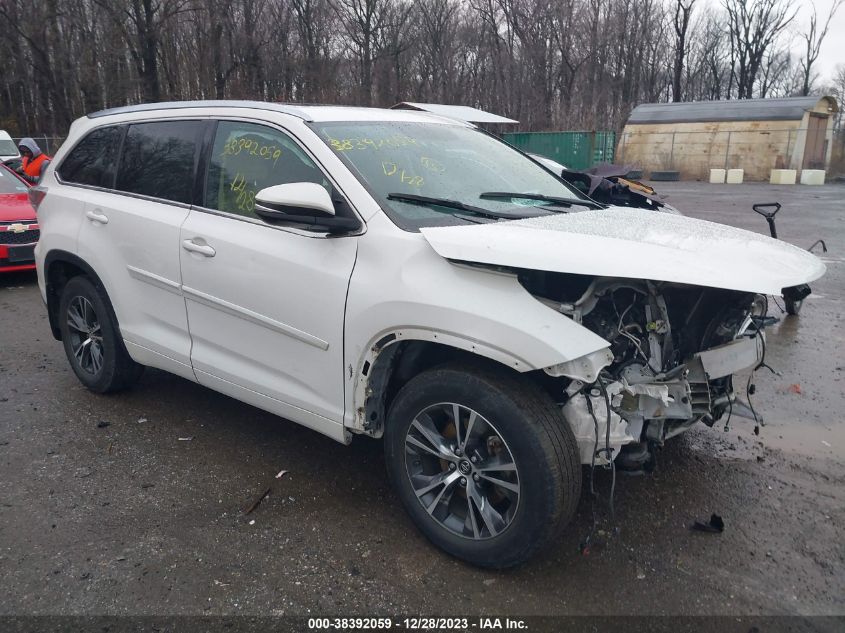 2016 TOYOTA HIGHLANDER XLE - 5TDJKRFHXGS278282