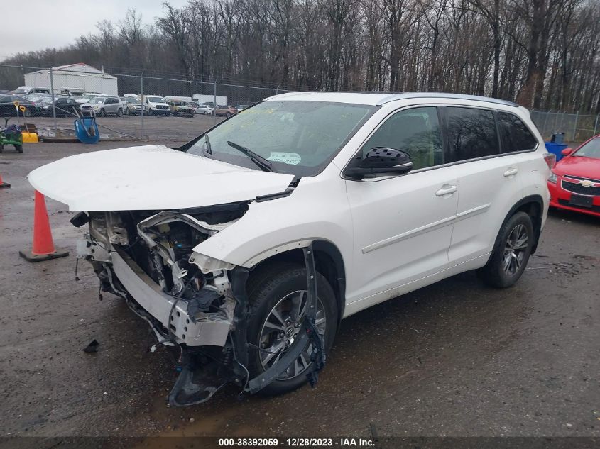 2016 TOYOTA HIGHLANDER XLE - 5TDJKRFHXGS278282