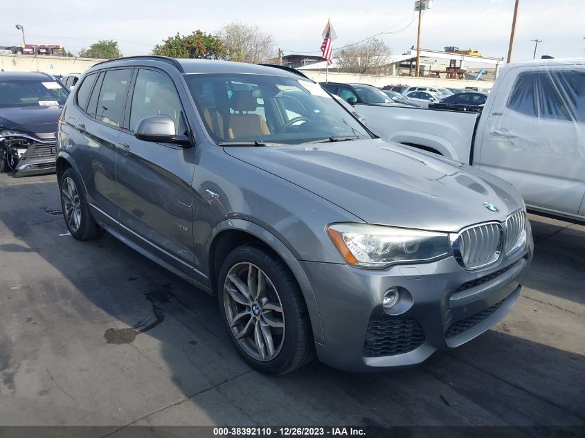 2017 BMW X3 XDRIVE35I - 5UXWX7C54H0U39802