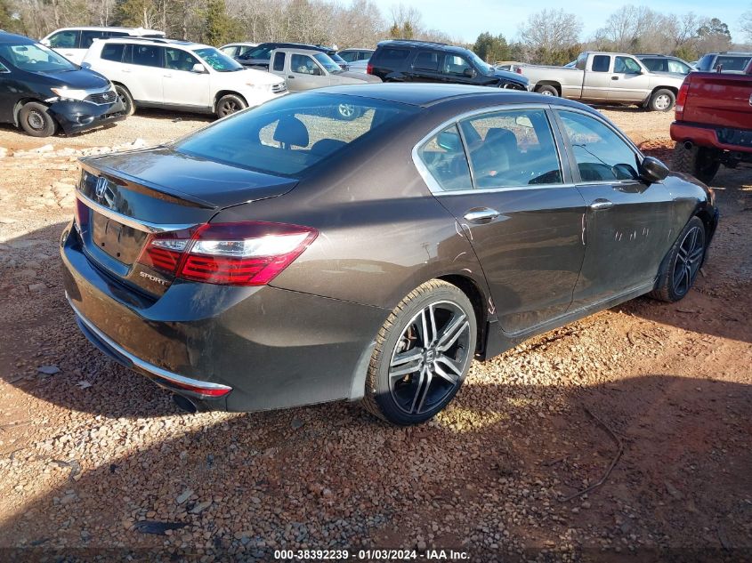 2016 HONDA ACCORD SPORT - 1HGCR2F57GA098631