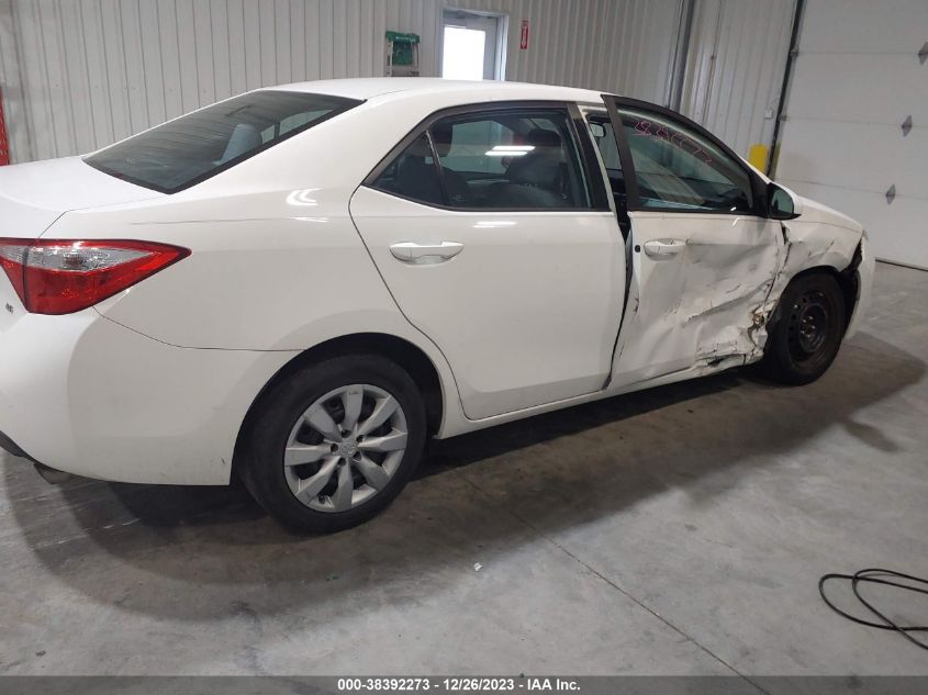 2016 TOYOTA COROLLA LE - 2T1BURHE9GC579782