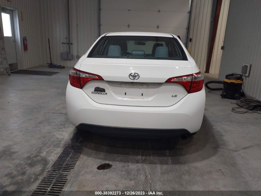 2016 TOYOTA COROLLA LE - 2T1BURHE9GC579782