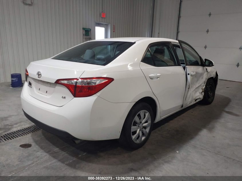 2016 TOYOTA COROLLA LE - 2T1BURHE9GC579782