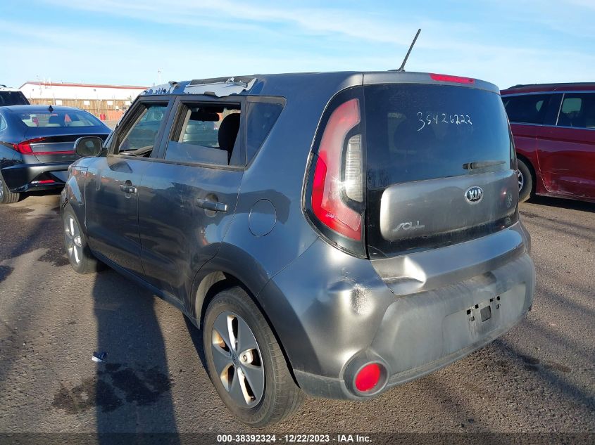 2016 KIA SOUL - KNDJN2A22G7284377