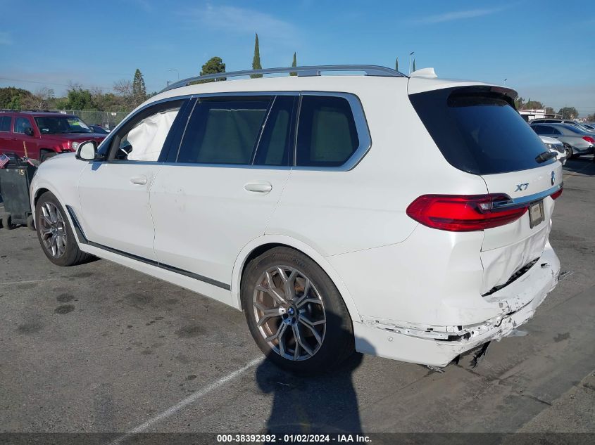 2021 BMW X7 XDRIVE40I 5UXCW2C09M9G02997