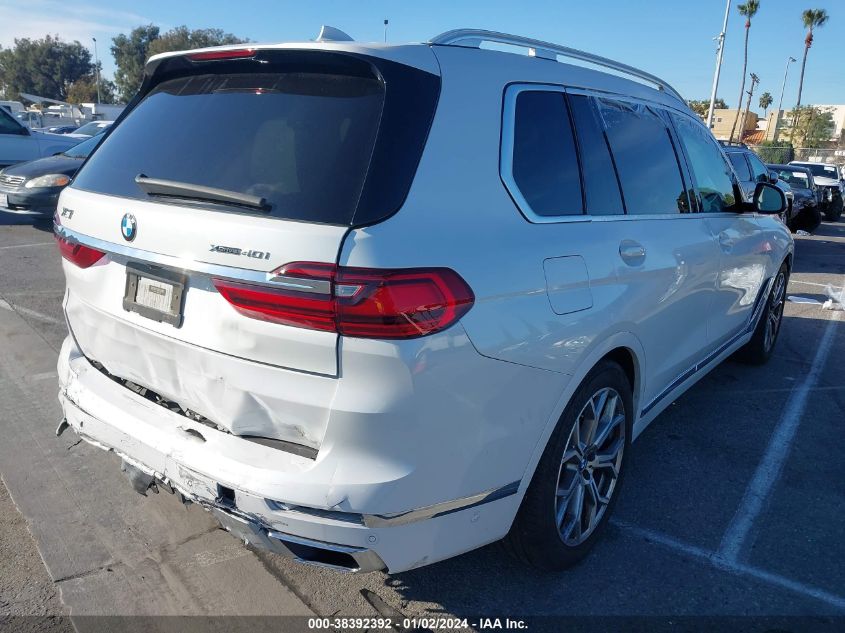 2021 BMW X7 XDRIVE40I 5UXCW2C09M9G02997