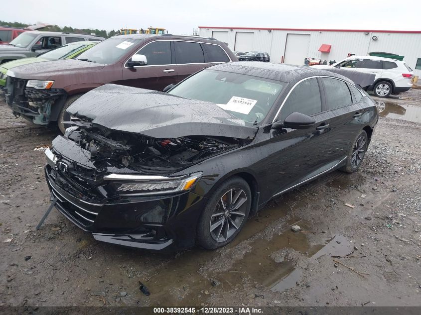2021 HONDA ACCORD EXL - 1HGCV1F55MA093428