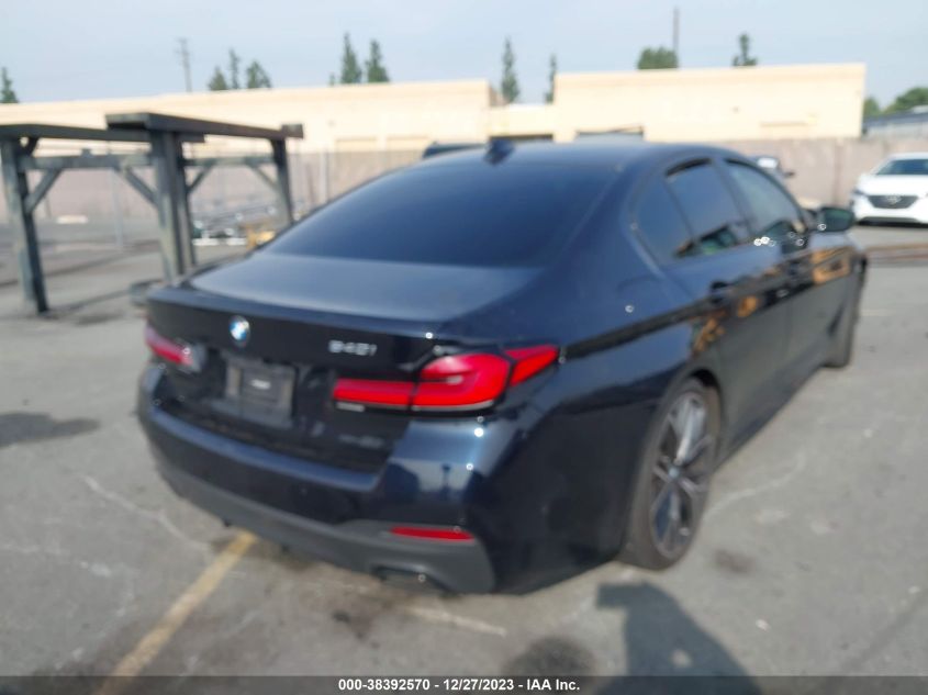 2021 BMW 540I I WBA53BJ09MCF9389