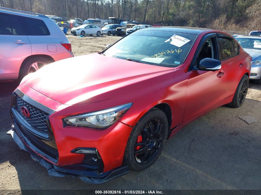 2018 INFINITI Q50 3.0T LUXE - JN1EV7AR6JM439973