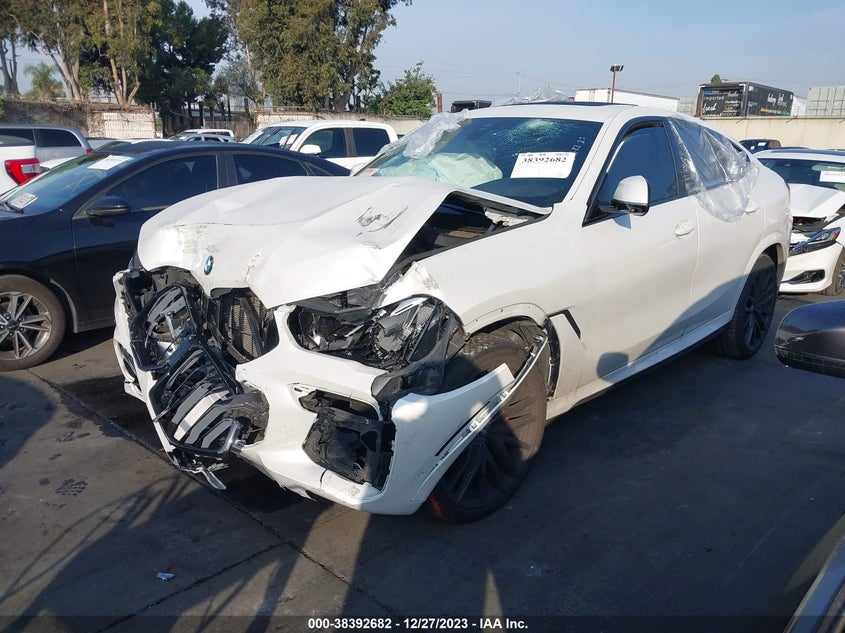 VIN 5UXCY6C01N9J22453 2022 BMW X6 XDRIVE40I