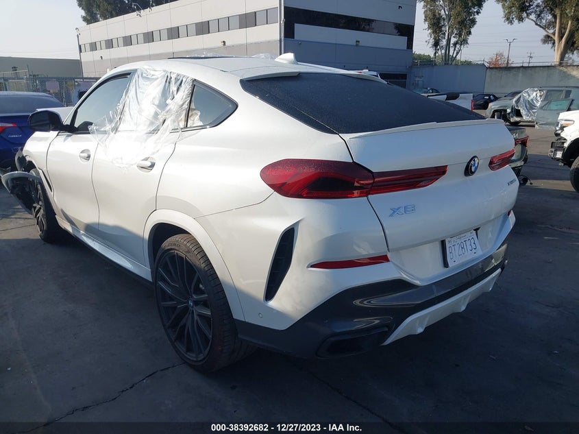 VIN 5UXCY6C01N9J22453 2022 BMW X6 XDRIVE40I