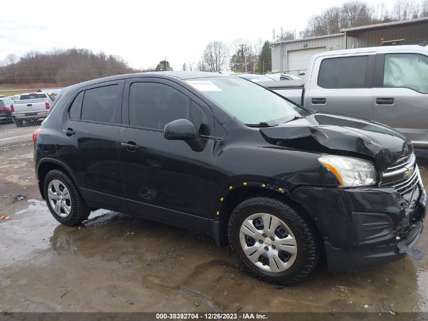 2015 CHEVROLET TRAX 1LS - KL7CJKSB1FB220374