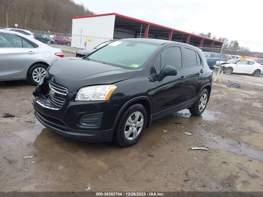 2015 CHEVROLET TRAX 1LS - KL7CJKSB1FB220374