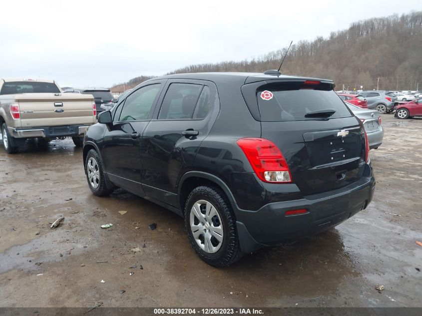 2015 CHEVROLET TRAX 1LS - KL7CJKSB1FB220374