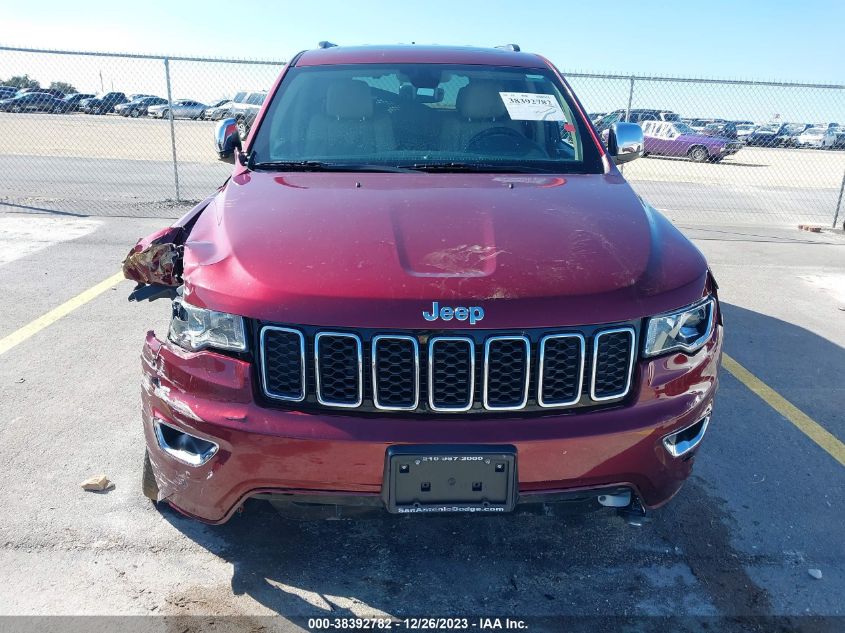 2017 JEEP GRAND CHEROKEE LIMITED 4X2 - 1C4RJEBG5HC782902