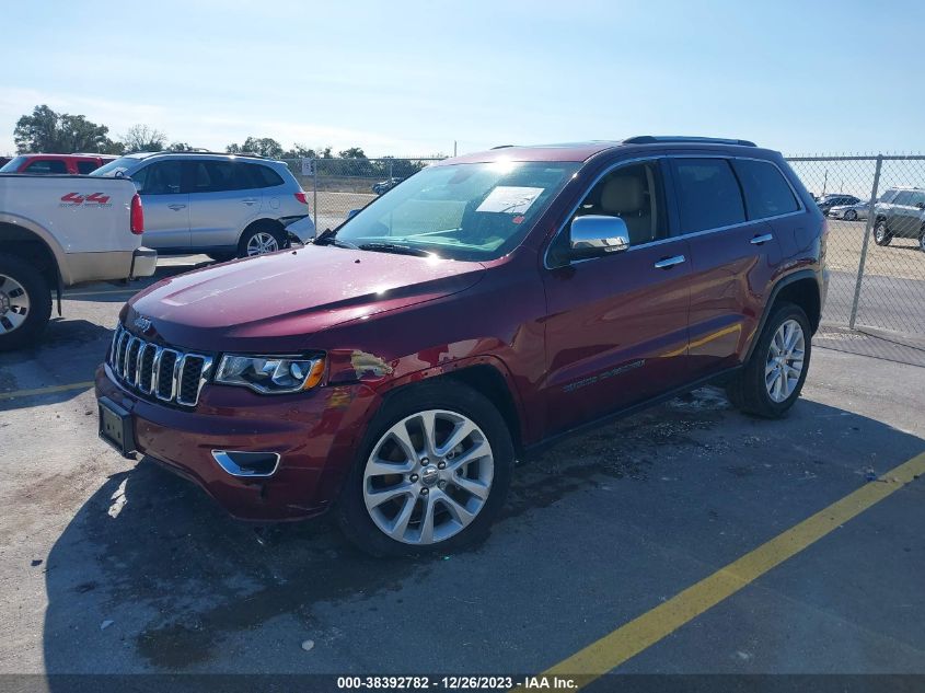 2017 JEEP GRAND CHEROKEE LIMITED 4X2 - 1C4RJEBG5HC782902