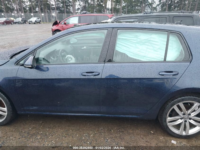 2015 VOLKSWAGEN GOLF TSI SEL 4-DOOR - 3VW217AUXFM005922