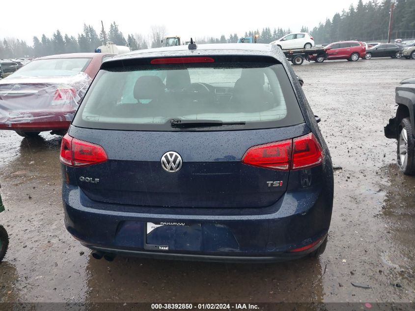 2015 VOLKSWAGEN GOLF TSI SEL 4-DOOR - 3VW217AUXFM005922