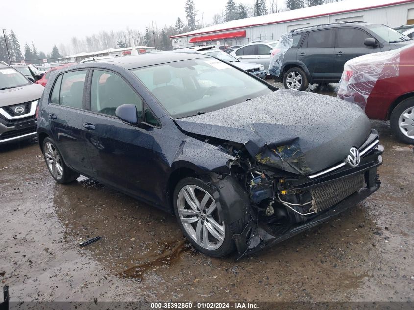 2015 VOLKSWAGEN GOLF TSI SEL 4-DOOR - 3VW217AUXFM005922