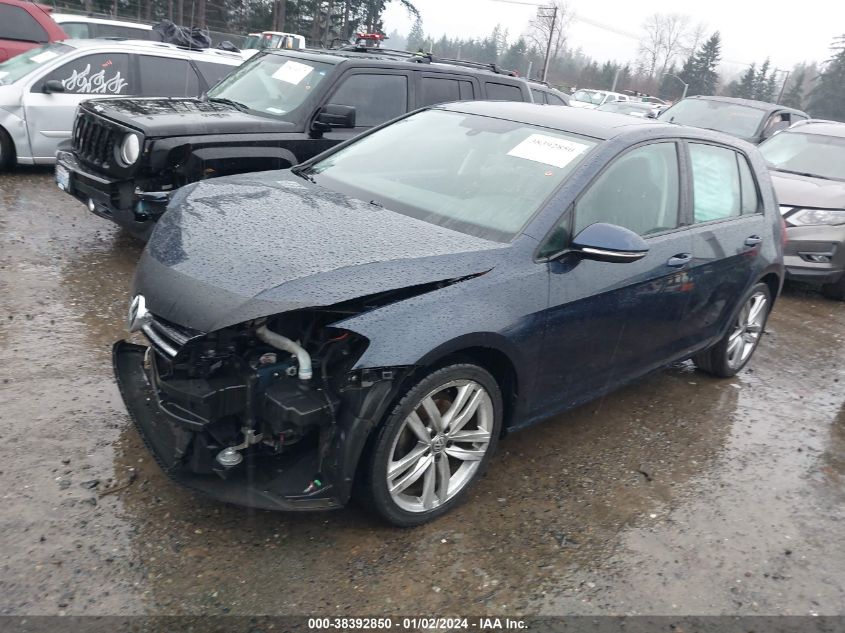 2015 VOLKSWAGEN GOLF TSI SEL 4-DOOR - 3VW217AUXFM005922