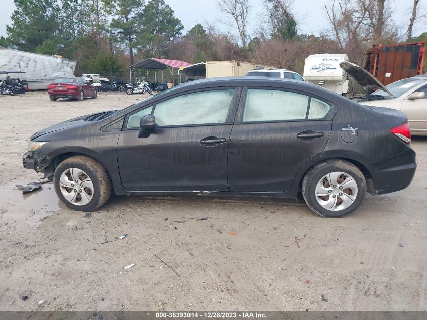2013 HONDA CIVIC LX - 2HGFB2F51DH597617