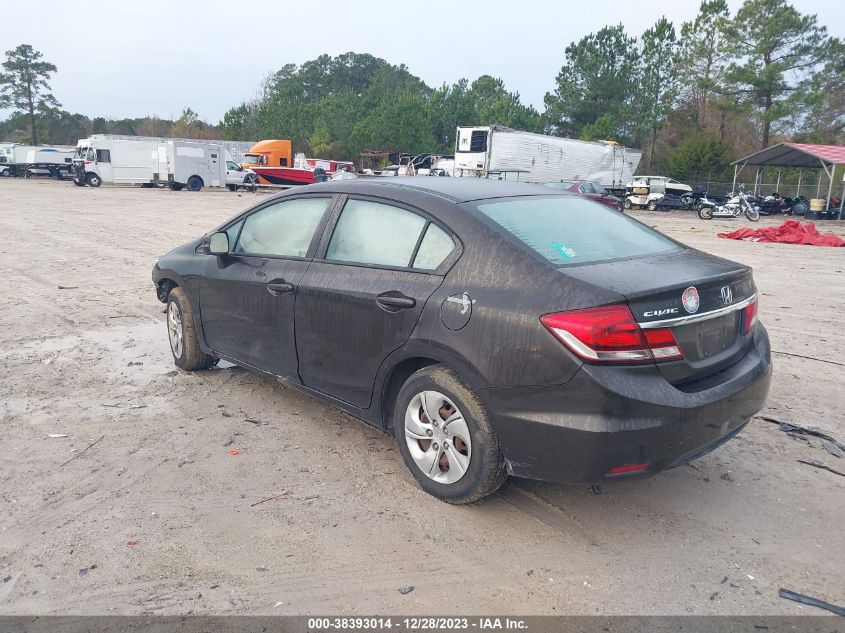 2013 HONDA CIVIC LX - 2HGFB2F51DH597617