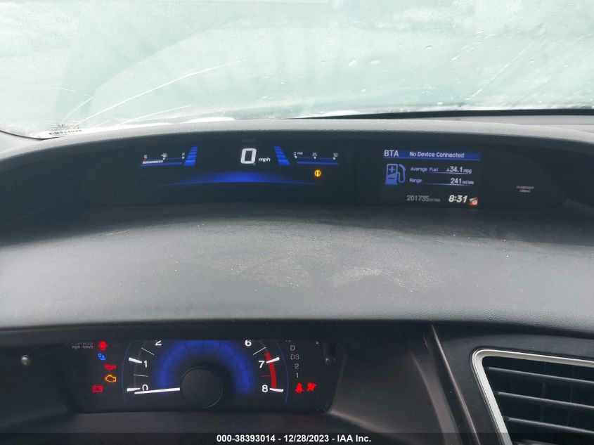 2013 HONDA CIVIC LX - 2HGFB2F51DH597617