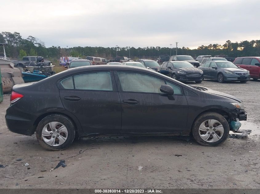 2013 HONDA CIVIC LX - 2HGFB2F51DH597617