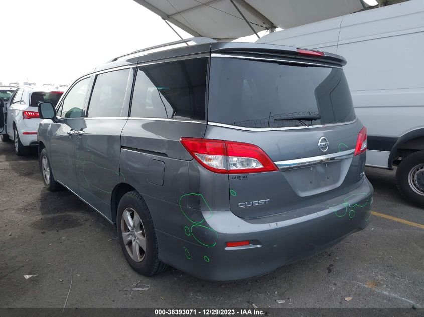 2017 NISSAN QUEST S/SV/SL/PLATINUM - JN8AE2KP5H9166957