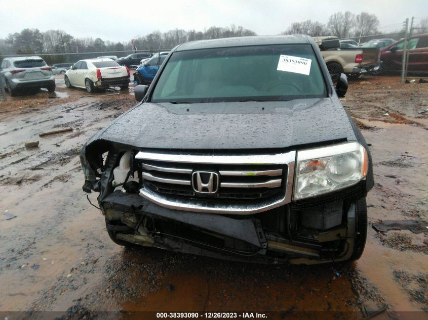 2013 HONDA PILOT EX-L - 5FNYF3H72DB014722