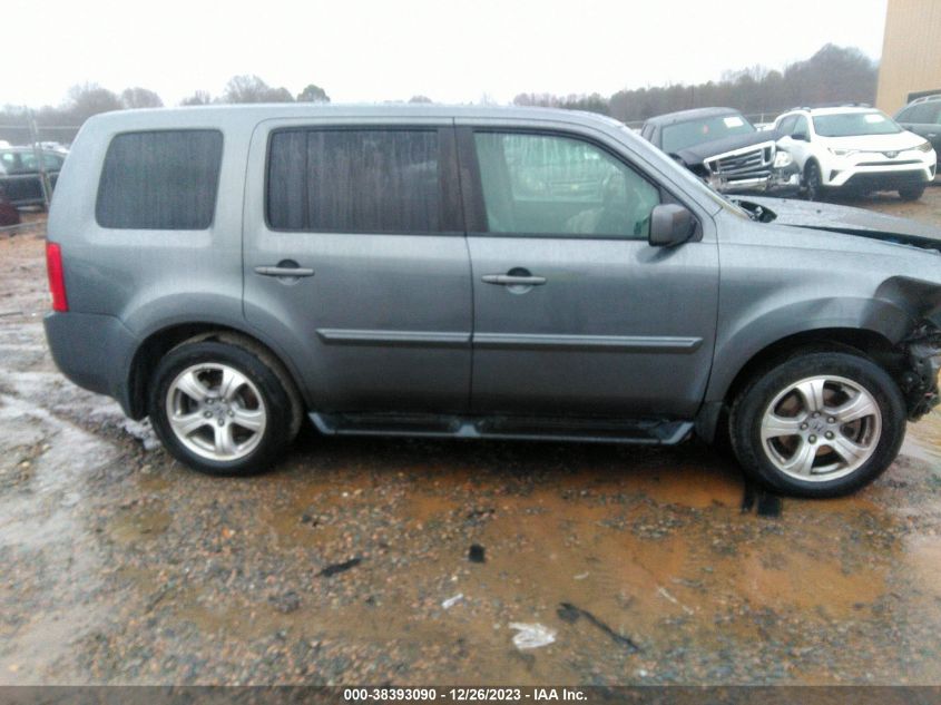 2013 HONDA PILOT EX-L - 5FNYF3H72DB014722