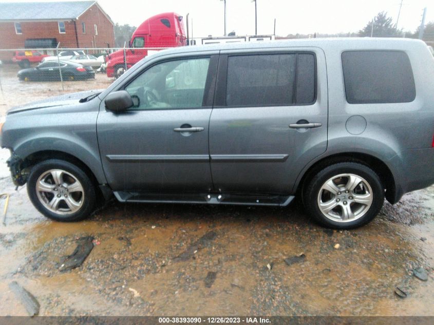 2013 HONDA PILOT EX-L - 5FNYF3H72DB014722