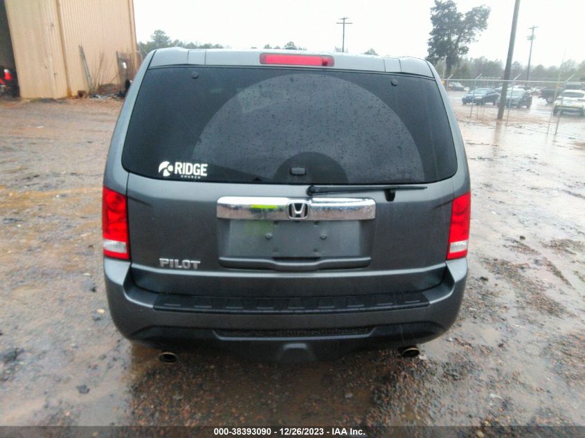 2013 HONDA PILOT EX-L - 5FNYF3H72DB014722