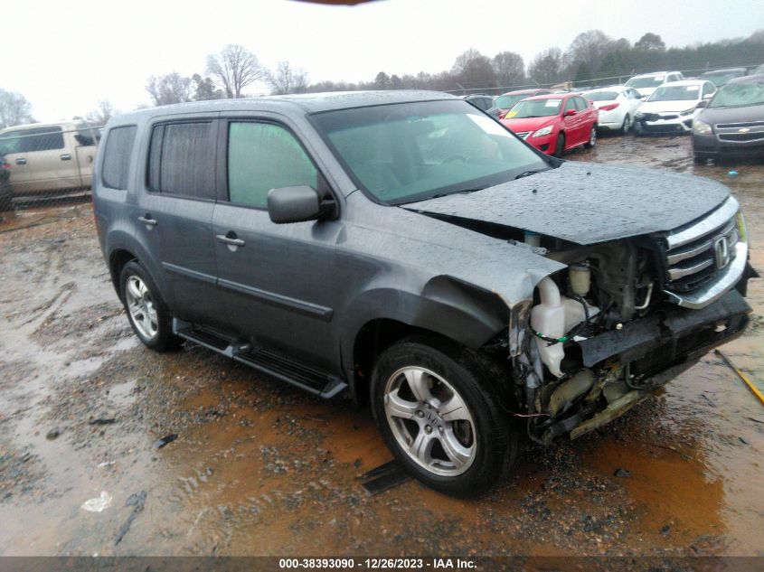 2013 HONDA PILOT EX-L - 5FNYF3H72DB014722