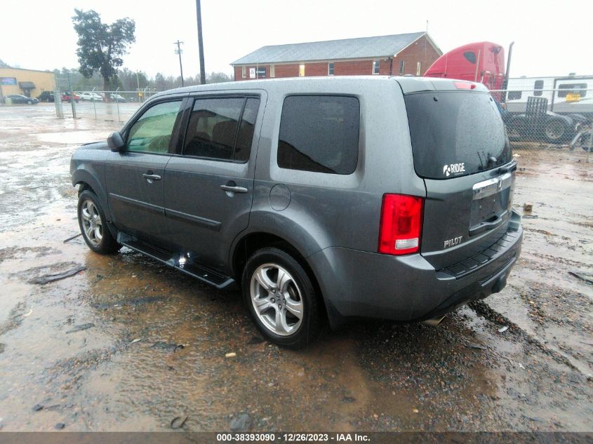 2013 HONDA PILOT EX-L - 5FNYF3H72DB014722