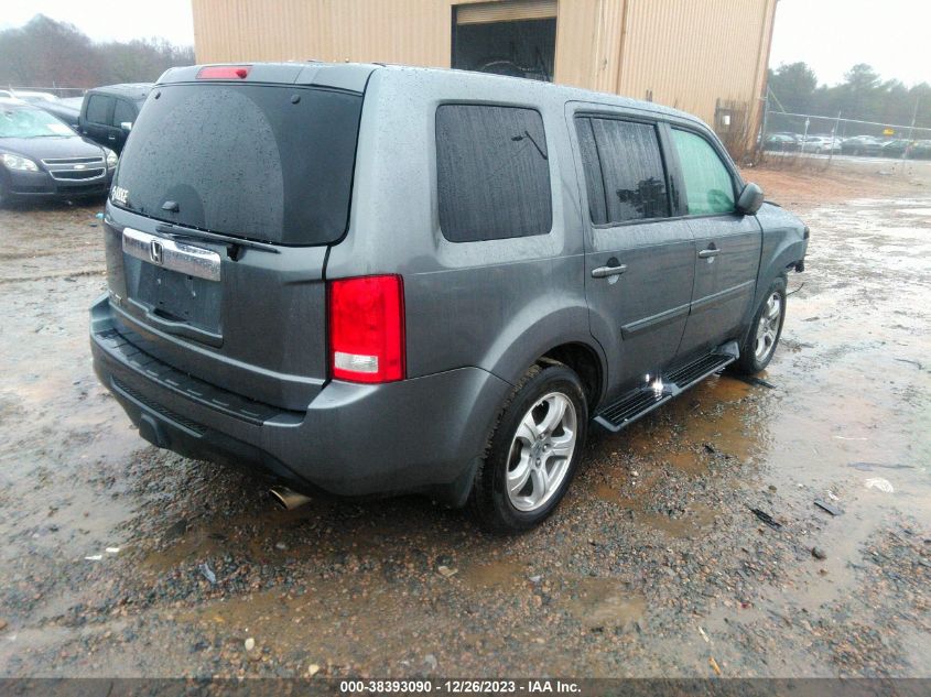 2013 HONDA PILOT EX-L - 5FNYF3H72DB014722