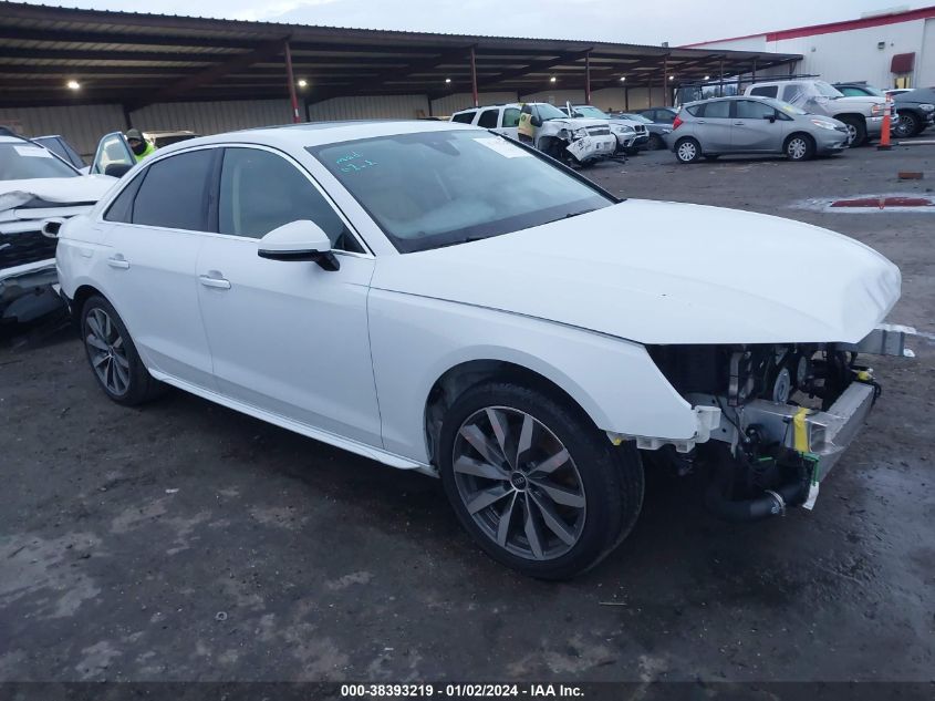 WAUABAF40MA066379 AUDI A4 PREMIUM 40 TFSI QUATTRO S TRONIC 2021