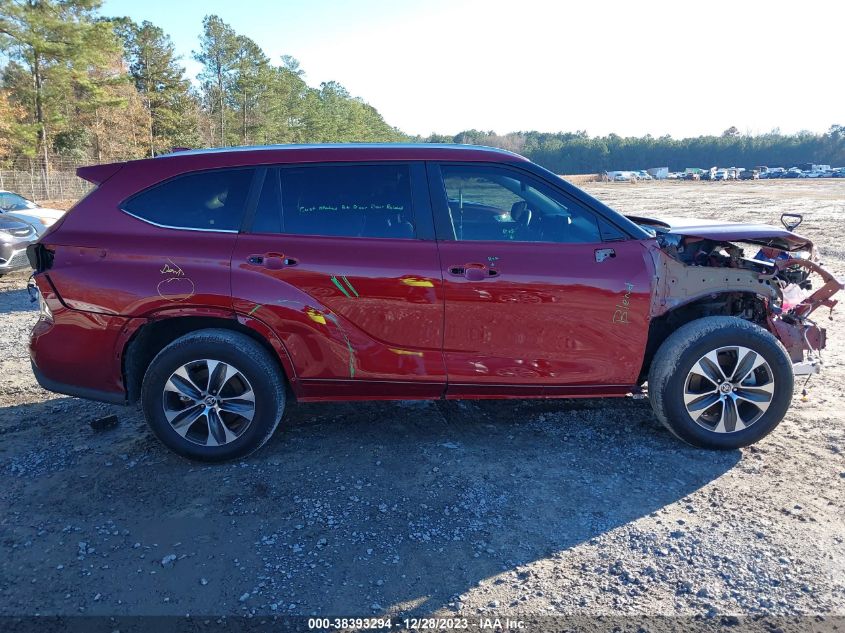 2023 TOYOTA HIGHLANDER XLE - 5TDKDRAH5PS015686